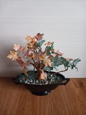 Bonsai Tree like Handmade from drift wood trunk+Artificial leaves Decorative 