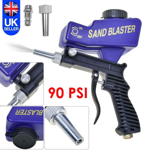 Air sandblasting gun - air, held