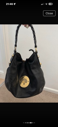 Mulberry black leather - mulberry, hobo
