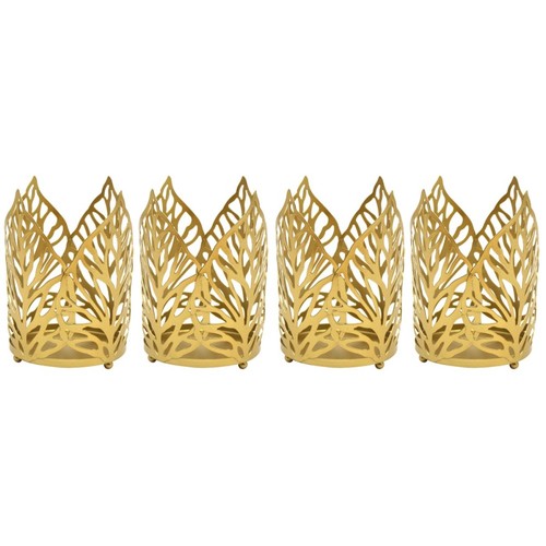 Set reusable metal candle - of,