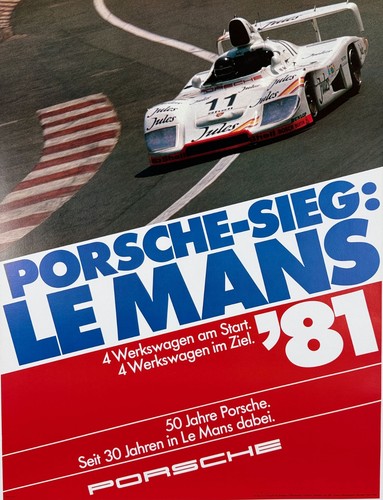 Porsche sieg mans 1981 - le,