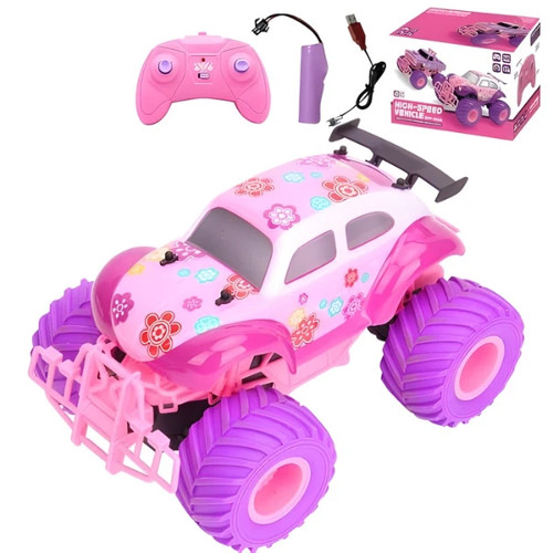 Pink remote control - remote, car