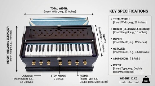 Harmonium stopper double - harmonium,