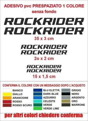 Rockrider bike sticker kit - rockrider,