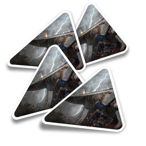 Triangle stickers - 4x,