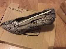 Sherbert Animal Print Court Shoe 7