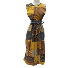 VTG Floral Patchwork Smock