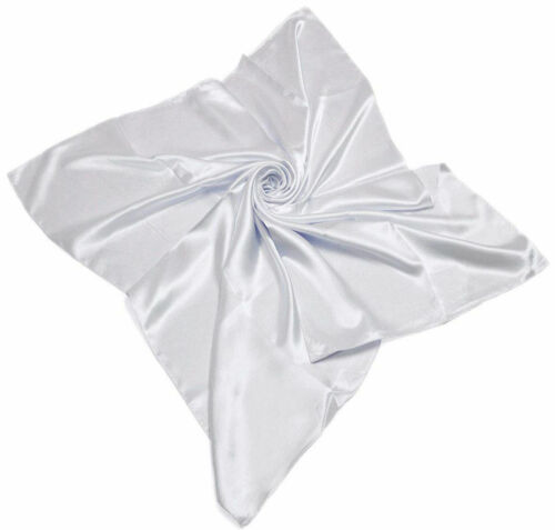 Satin solid silk scarf - satin,