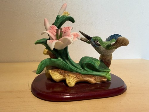 Vintage porcelain humming bird - vintage,