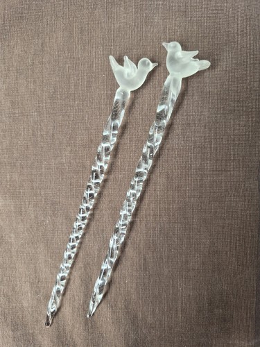 Lalique crystal bird - crystal,