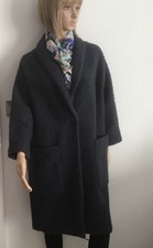 Nicole Farhi Short Navy Coat