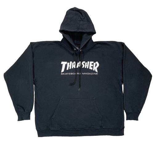 Thrasher black skateboard - black,