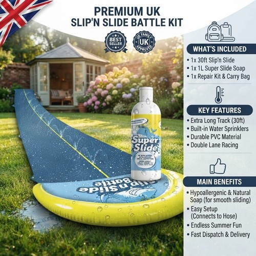 Giant 10m slip slide - 10m,