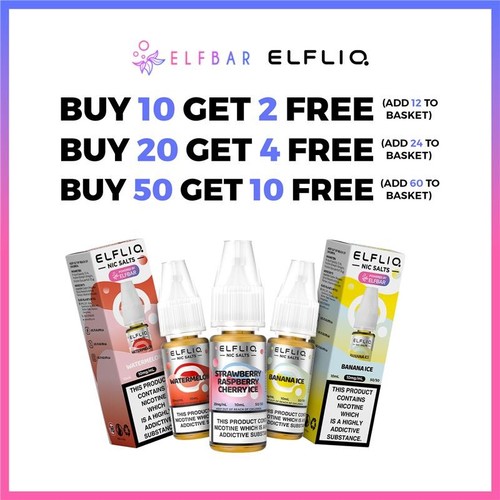 Elf liq bar nic - salts, e