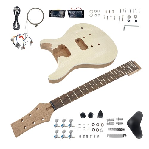 Electric guitar kit - kit, mahogany
