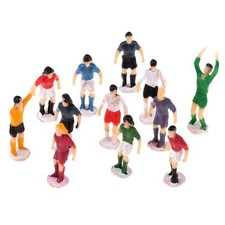 Football players model railway