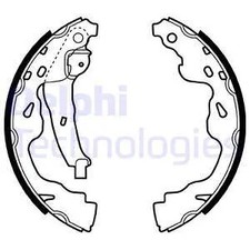 REAR BRAKE SHOE SET FITS: SUZUKI SPLASH 1.2 VVT /1.0 /1.2 /1.3 CDTI /1.2 LPG.