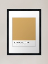 Yellow Swatch Framed Art Print