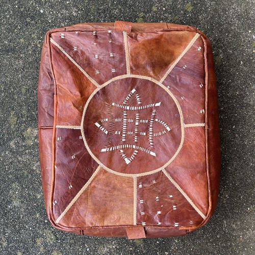 Vintage moroccan leather - vintage,