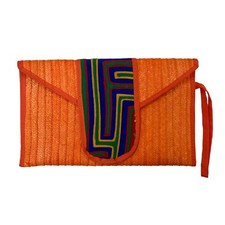 Palm tree orange woven caña - palm,