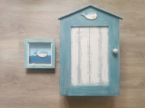 Wall cabinet shabby chic - shabby,