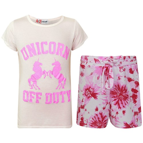 Kids girls shorts - shorts, unicorn
