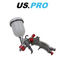 US PRO Gravity Feed HVLP Mini Spray Gun 100mm Cup 0.8mm Nozzle 8772