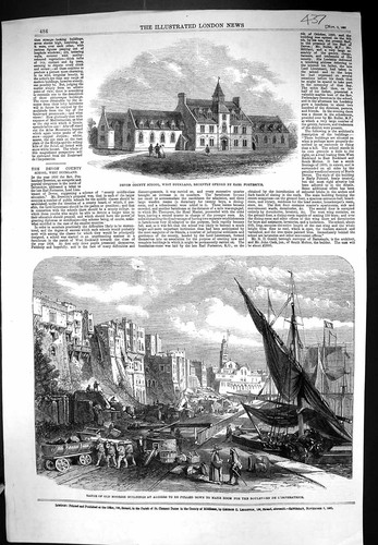 Old 1861 devon county - 1861, school