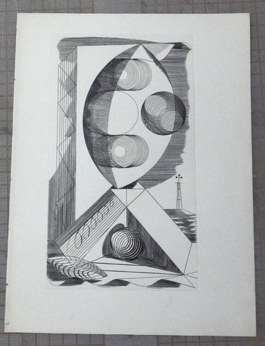 Edward bawden original etching - bawden,