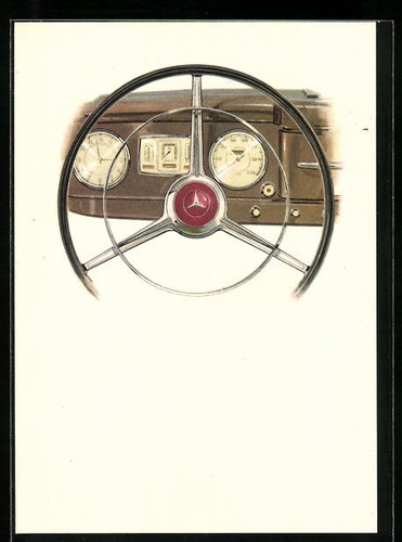 Postcard mercedes benz - mercedes, s