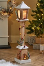 LED Wood Effect Christmas Lamp
