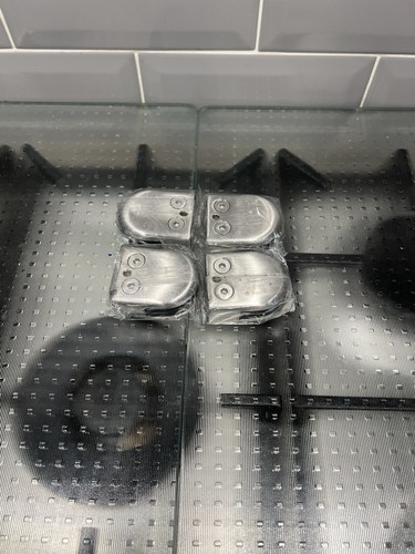 Glass clamp stainless steel - glass,