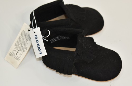 Old navy shoes moccasins black - shoes,