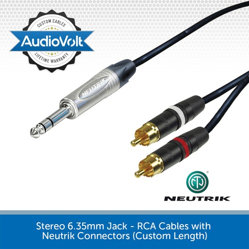 Neutrik rean stereo jack - rean, 1/4"