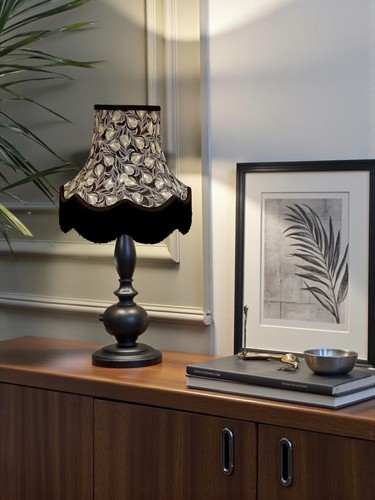 Feather print floor lampshades