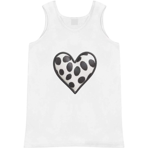Cow print heart adult vest - adult, /