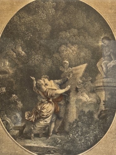 Antique french engraving after - french,