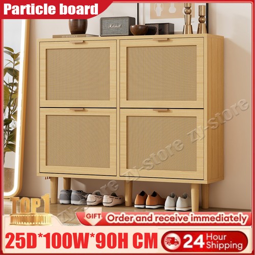 Rattan shoe storage - rattan,