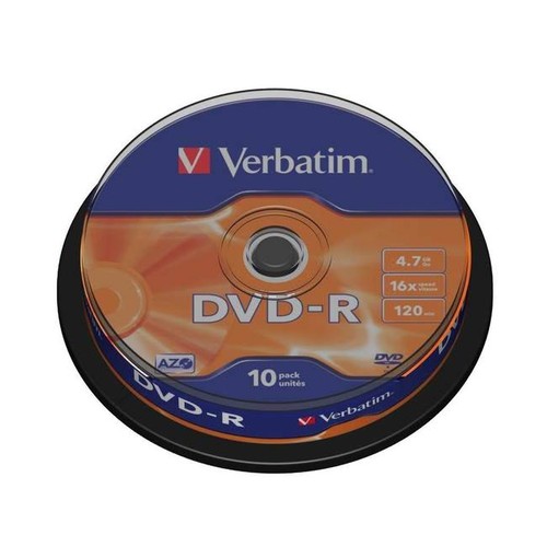 Verbatim 16x dvd 7gb - 16x, 10