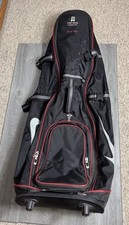 Nike Tiger Woods Golf Travel Bag With Wheels Black Red FREE SHIPPING