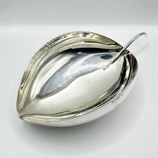 VINTAGE FRENCH CHRISTOFLE LEAF BOWL SILVER PLATE 20TH CENTURY