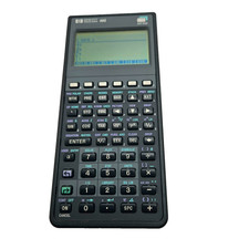 HP 48G Graphing Scientific Calculator Gray 32K RAM /Protective Case Tested Works