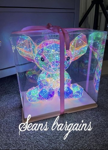30cm stitch side bedside - 30cm, lamp