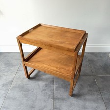 Vintage White & Newton Teak Drinks Trolley Mid-century Modern Cocktails Plants