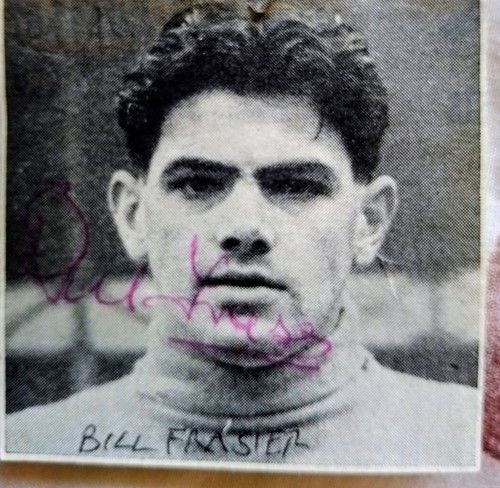 Bill fraser rare hand signed - fraser,