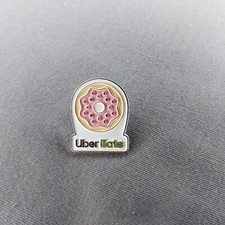 Uber Eats Donut Metal Lapel