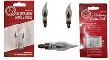 FLICKERING CANDLE BULBS