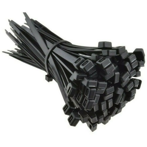 Cable ties black zip - black,