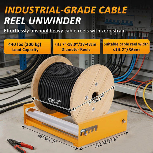 Cable drum roller reel - cable,