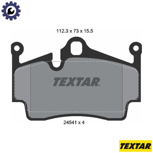 Brake pad set - brake,